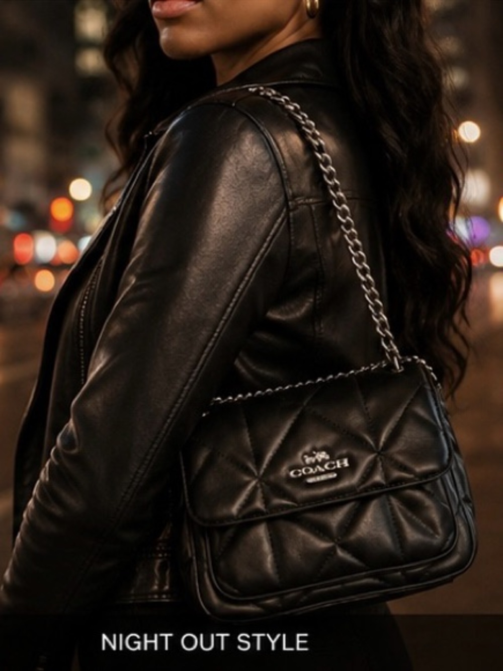 Coach klare crossbody 25 black quilted leather bag - Picture 9 of 14